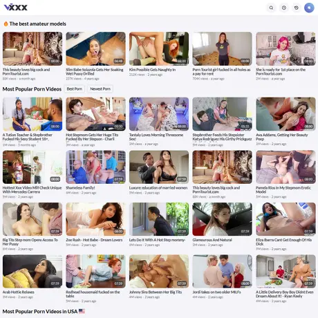 VXXX offers a straightforward experience with HD sex clips, varied categories, and well known pornstars. Find what you need now. by X PORNDUDE Reviews