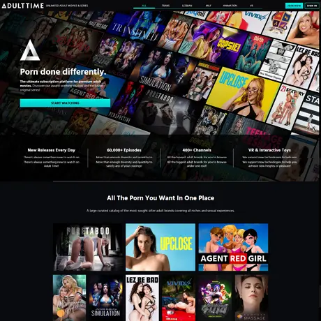 Adult Time: The Netflix of Porn? The site delivers premium porn content with over 400 channels, 60,000+ episodes, and daily updates. Enjoy 4K porn and adult series. by X PORNDUDE Reviews